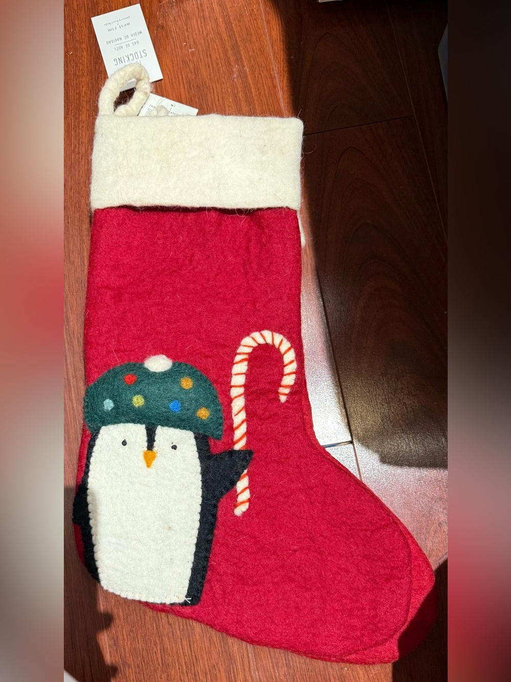 New West Elm felt stocking stuffer